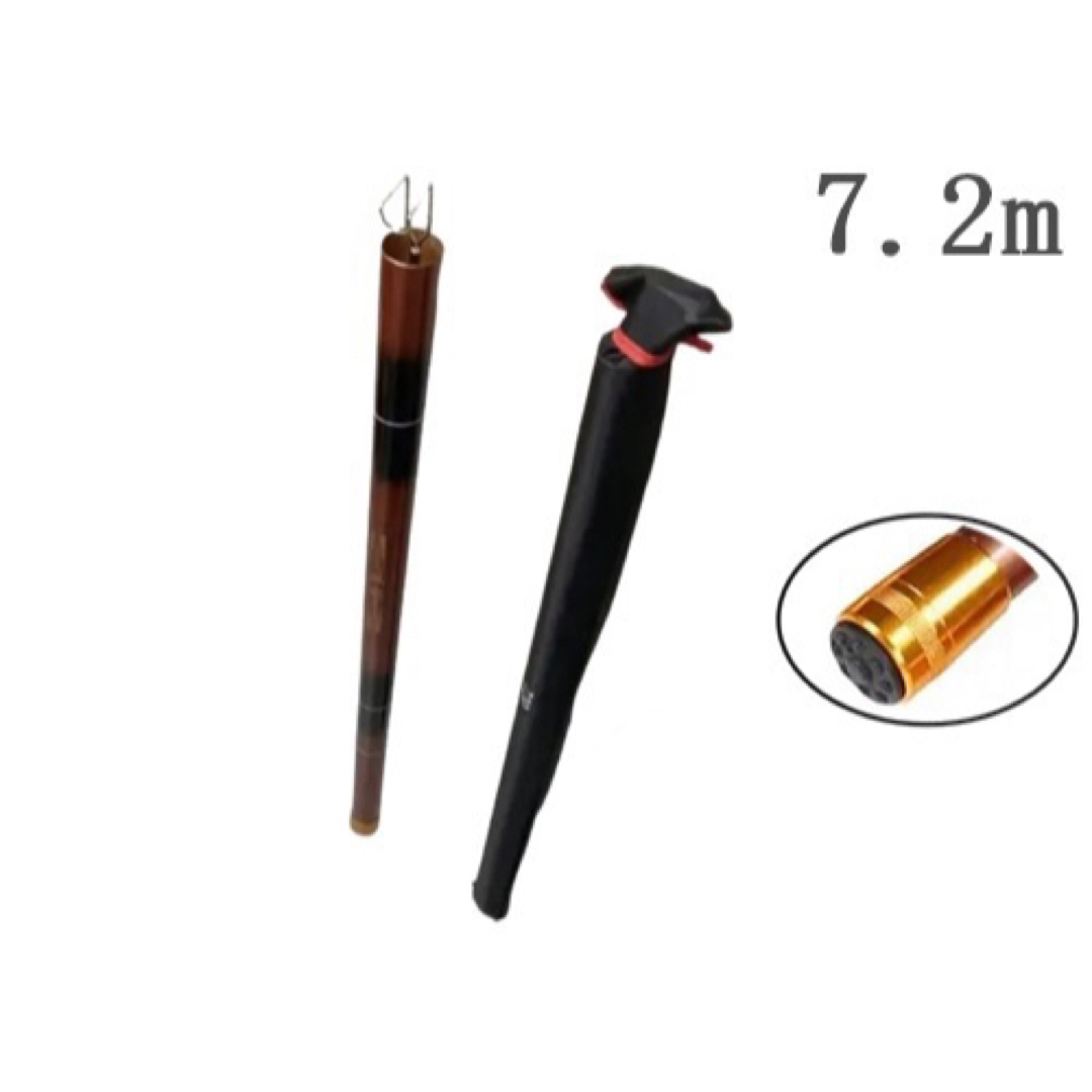 【ケーブルキャッチャー7.2m】カーボン製 通線器 電気工具