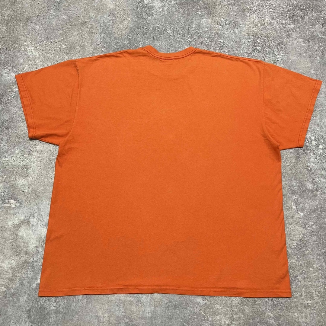 NIKE(ナイキ)のナイキ☆メキシコ製スモールワンポイント刺繍ロゴビッグTシャツ　オレンジ×ホワイト メンズのトップス(Tシャツ/カットソー(半袖/袖なし))の商品写真