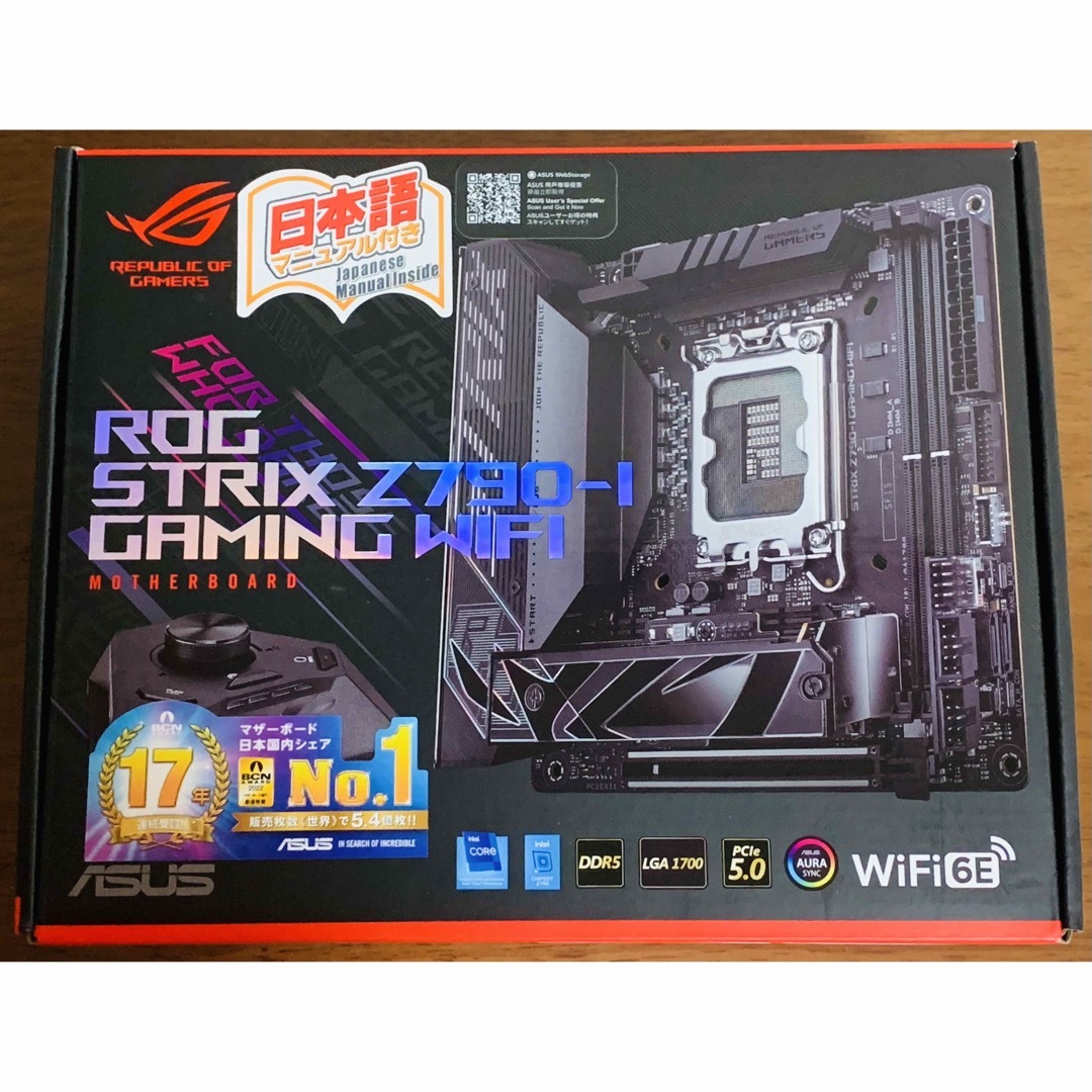 【新品未使用】ASUS ROG STRIX Z790-I GAMING WIFI