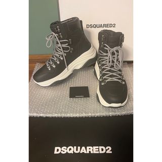 ディースクエアード(DSQUARED2)のDSQUARED2 Bumpy trek High Top Sneakers(スニーカー)