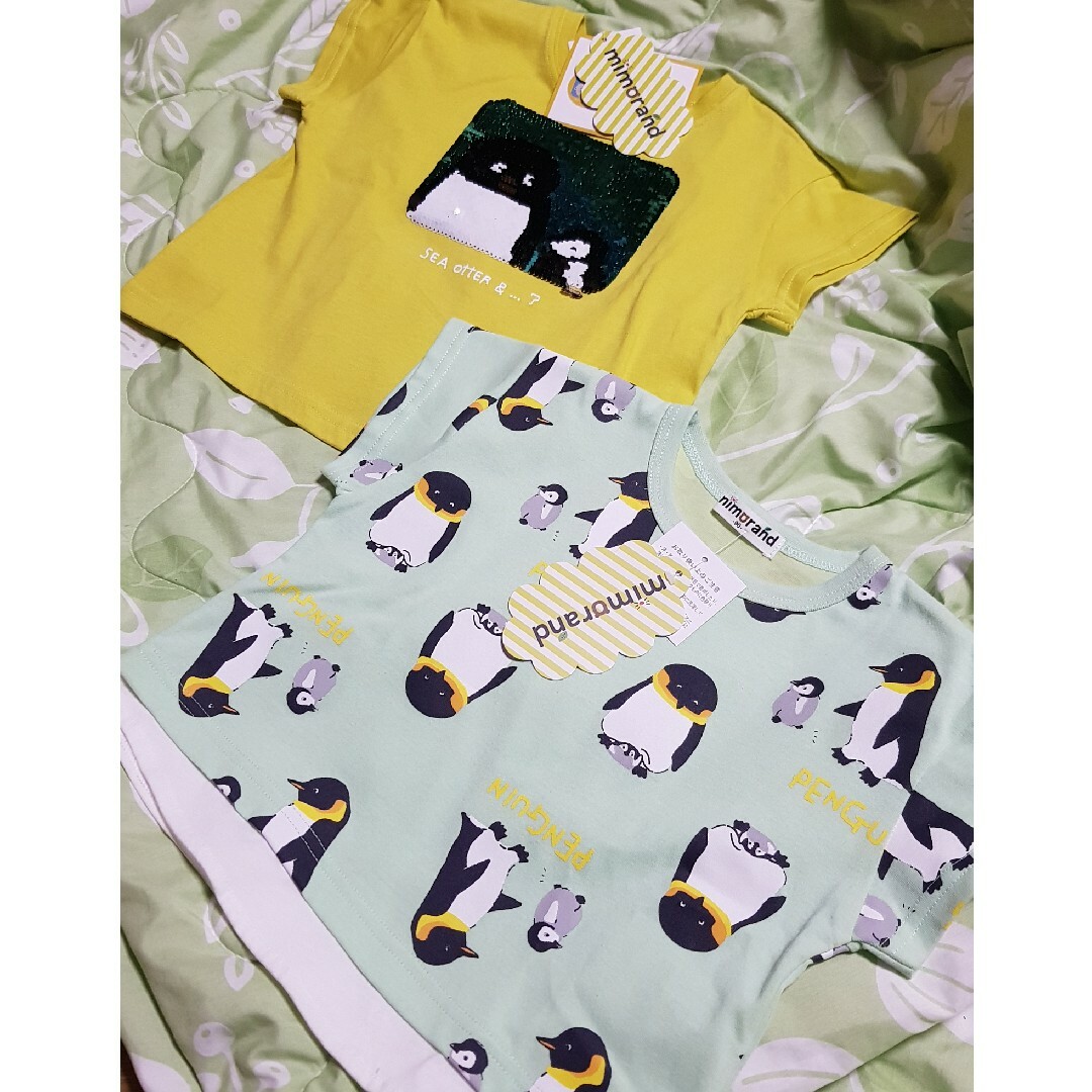 しまむら - 新品 ミモランド Tシャツ 90 リバーシブルスパンコール