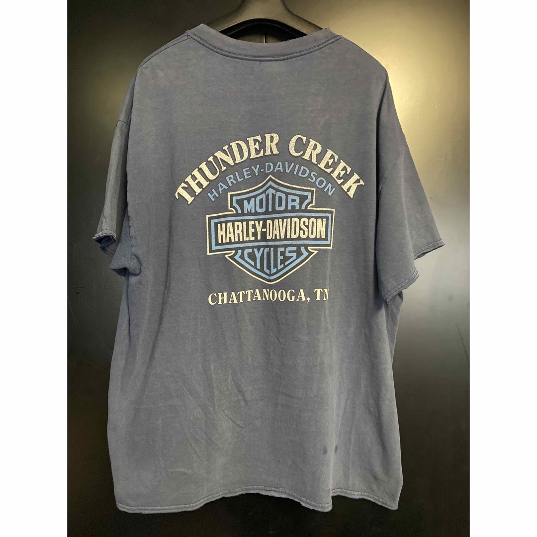 Harley Davidson(ハーレーダビッドソン)の激レア HARLEY DAVIDSON ピエロTシャツ ヴィンテージ　XL メンズのトップス(Tシャツ/カットソー(半袖/袖なし))の商品写真