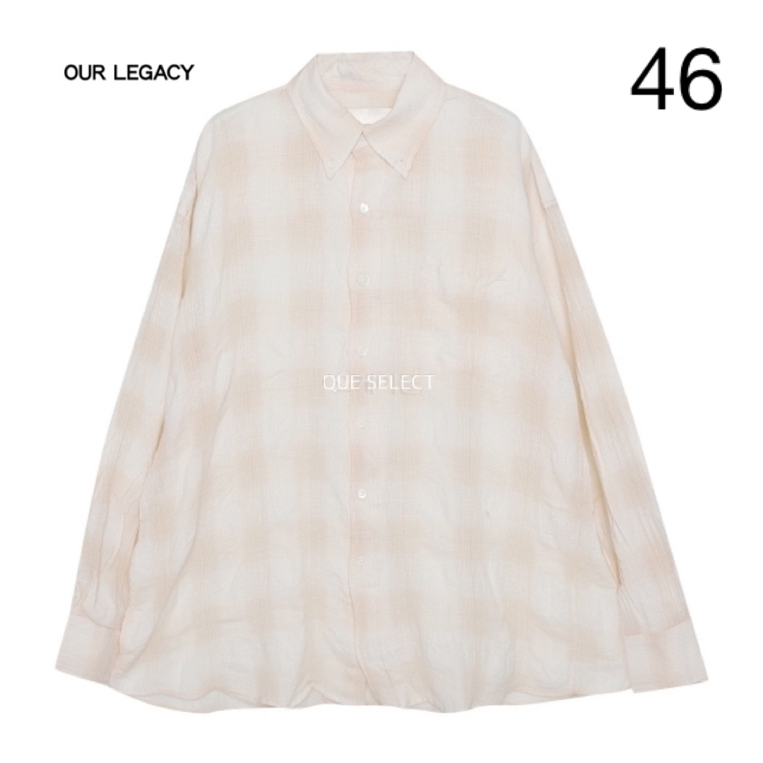 即完品　新品未使用　23SS OUR LEGACY BORROWED SHIRT