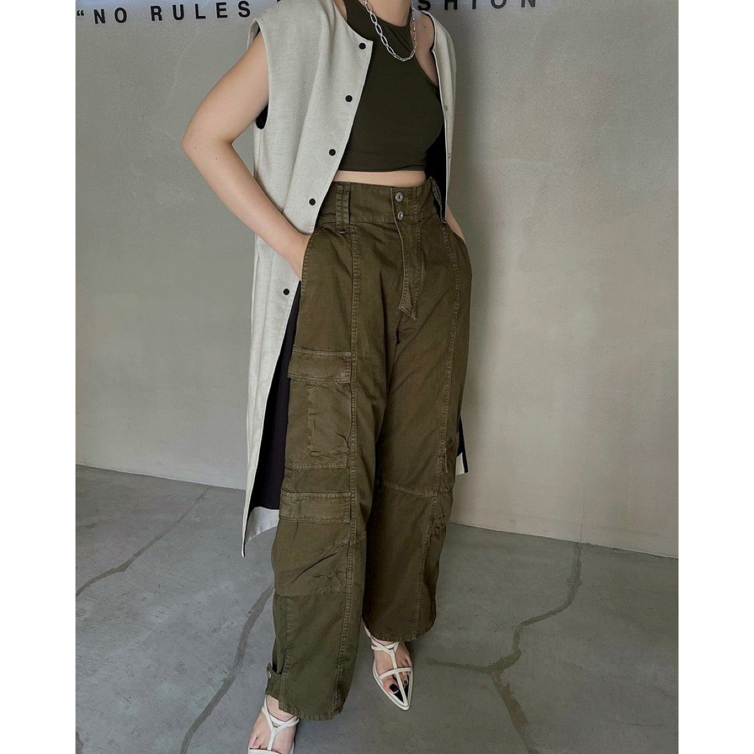 Ameri★CHIFFON MILITARY CARGO PANTS