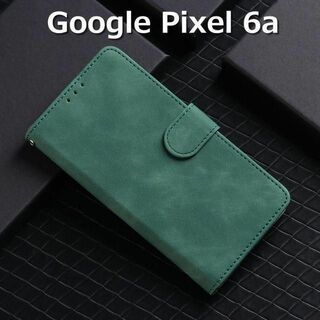グーグルピクセル(Google Pixel)のGoogle Pixel6a ケース 手帳 グリーン(Androidケース)