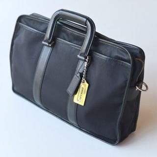 コーチ(COACH)の国内正規品COACHコーチ/本革×ナイロン/ビジネスバッグ/ブリーフケース(ビジネスバッグ)