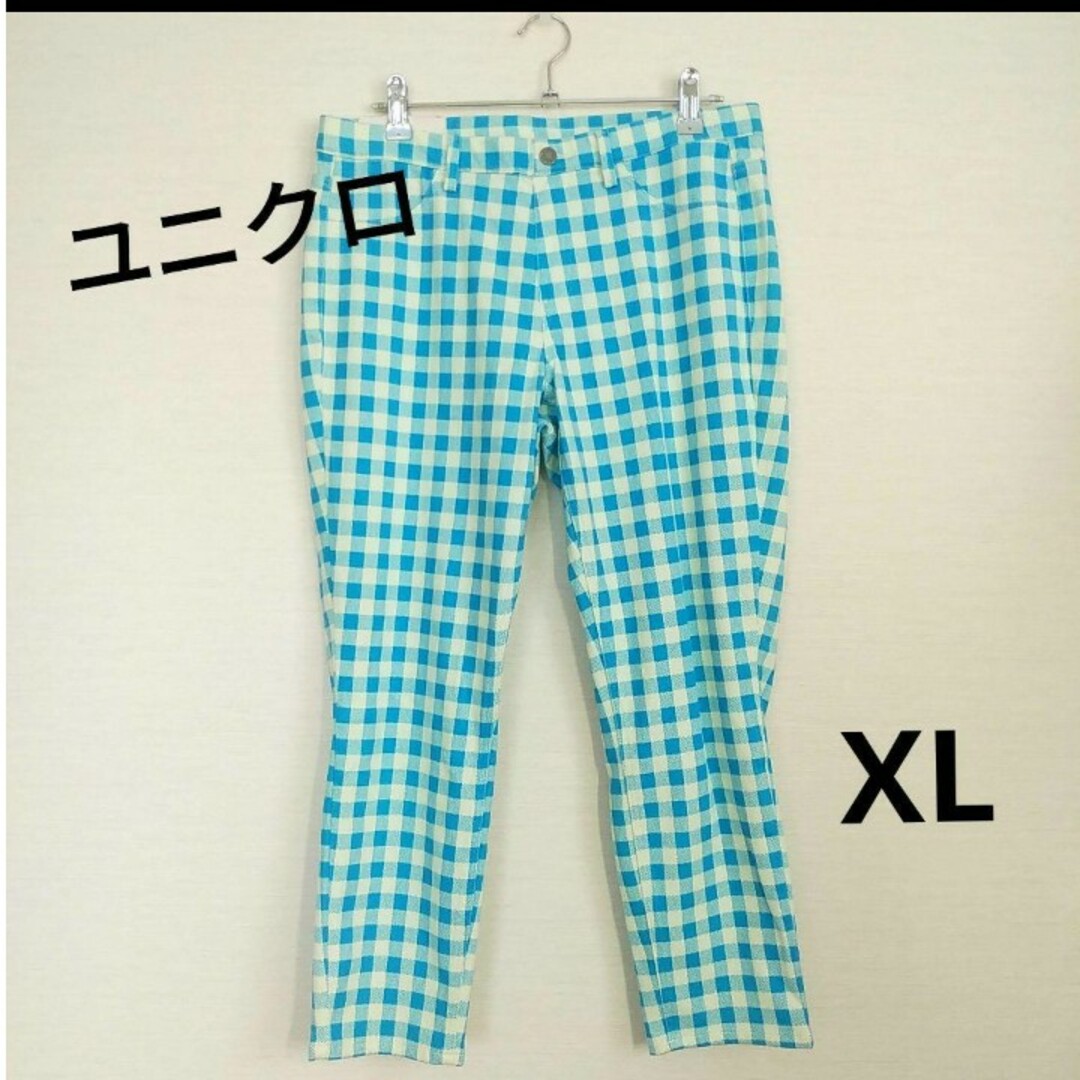 UNIQLO ユニクロ レディース パンツ レギンスパンツ クロップド丈 チェック柄 XLの通販 by みき UNIQLO レギンスパンツ レディース Lサイズ チェック柄