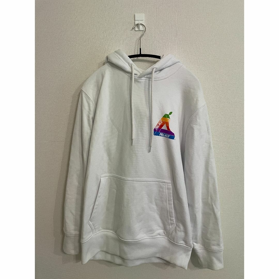 Palace skateboards Jobsworth Hood Whiteの通販 by まかろんにー's ...