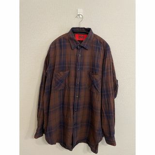 5525Gallery - 5525gallery チェックシャツ ブラウン size S/M