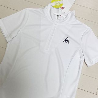 ルコックスポルティフ(le coq sportif)のle coq sportif ハーフジップ 半袖シャツ ☆未使用品・タグ付(カットソー(半袖/袖なし))