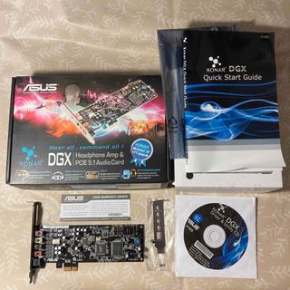 エイスース(ASUS)のASUSTek サウンドカード PCI-E 5.1ch対応 Xonar DGX(PCパーツ)