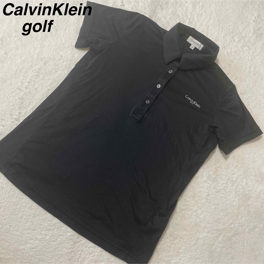 Calvin Klein(カルバンクライン)のカルバンクライン　ゴルフウェア　レディース　ポロシャツ　Sサイズ スポーツ/アウトドアのゴルフ(ウエア)の商品写真