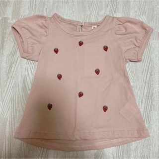 バースデイ(バースデイ)のいちご 刺繍 Tシャツ(Tシャツ/カットソー)