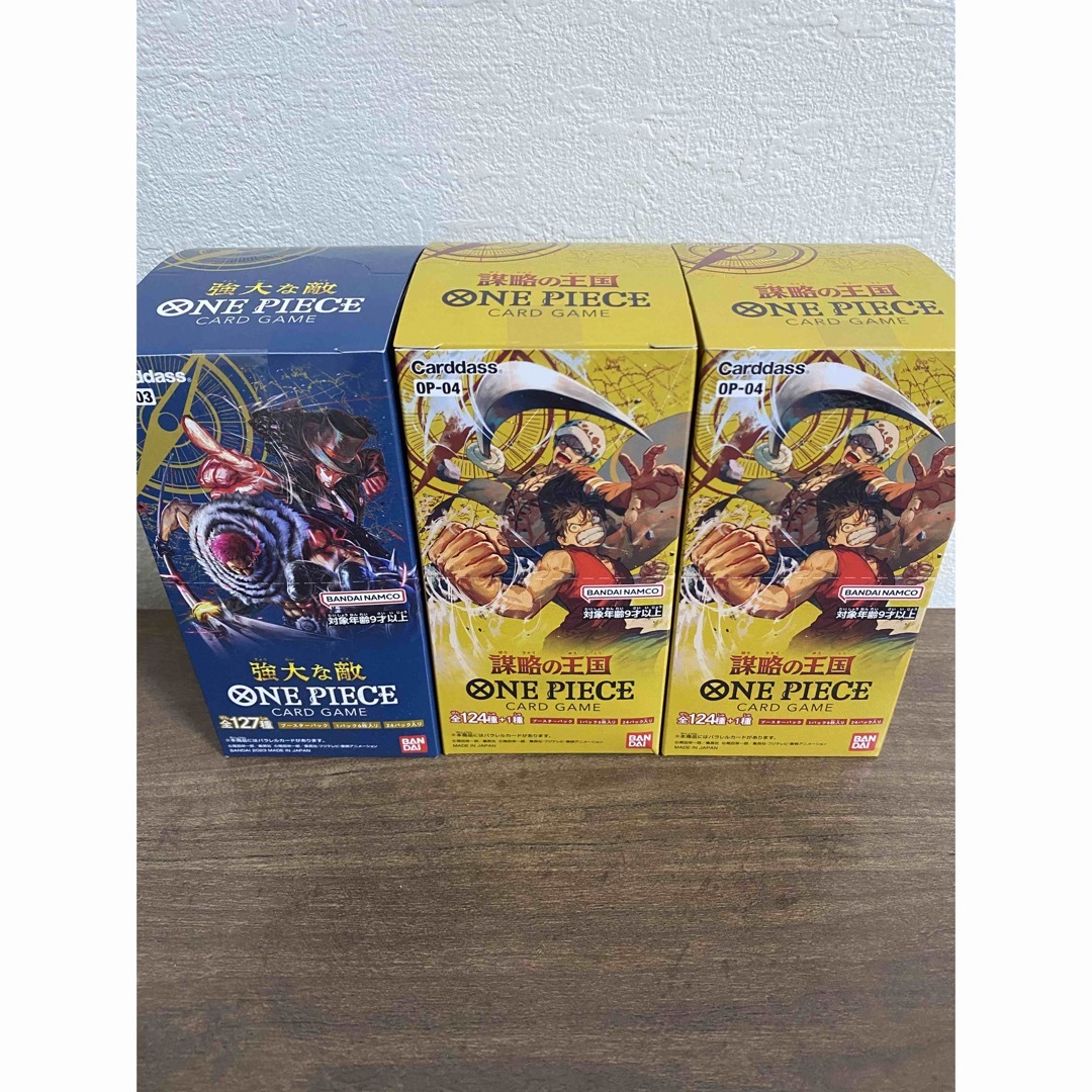 ONE PIECE - ワンピースカード 強大な敵 謀略の王国 新品未開封品 3Box