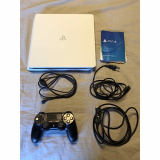 プレイステーション4(PlayStation4)のPS4 本体 500GB グレイシャーホワイト(家庭用ゲーム機本体)