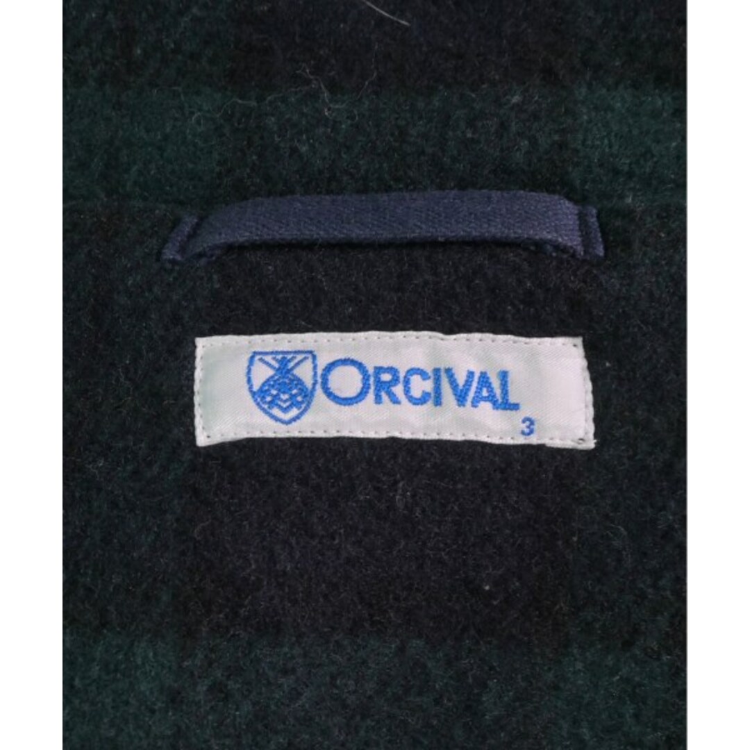 オーシバル ORCIVAL オーシバル ジップアップ ブルゾン  紺