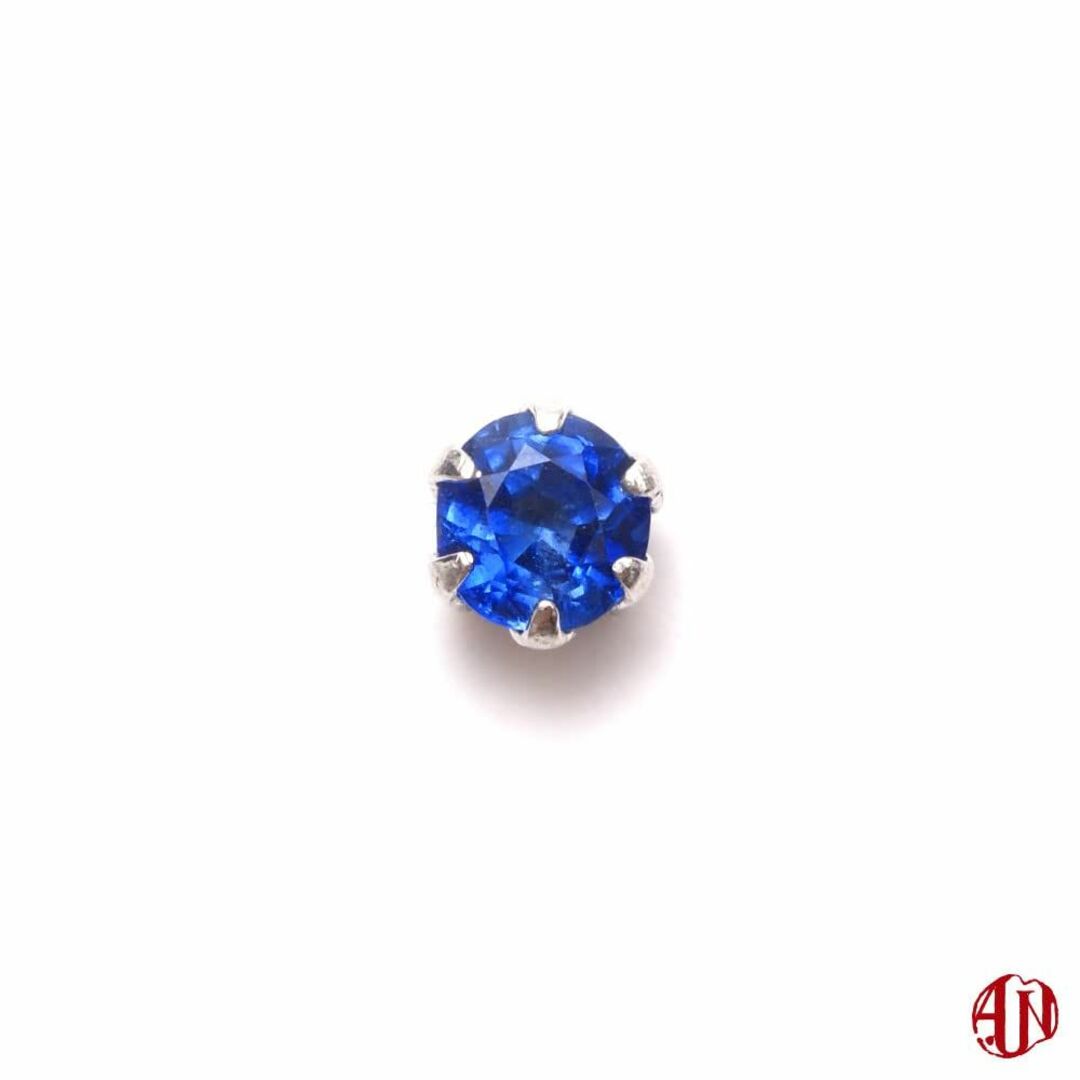 A.UN jewelry gift セカンドピアス カイヤナイト 3mm プラチ