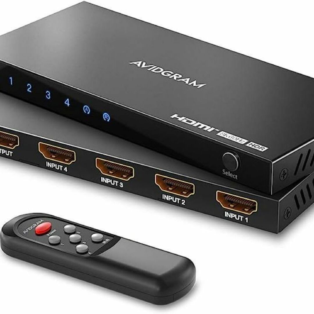 HDMI 2.1スイッチ 8K 60Hz, AVIDGRAM HDMI切替器