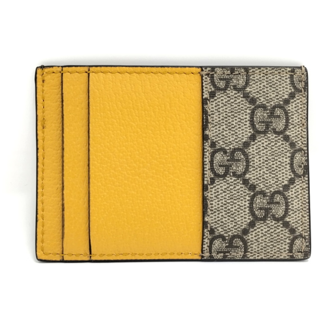 GUCCI - GUCCI カードケース タイガーヘッド GGスプリーム PVC GUCCI - GUCCI カードケース タイガーヘッド GGスプリーム PVC
