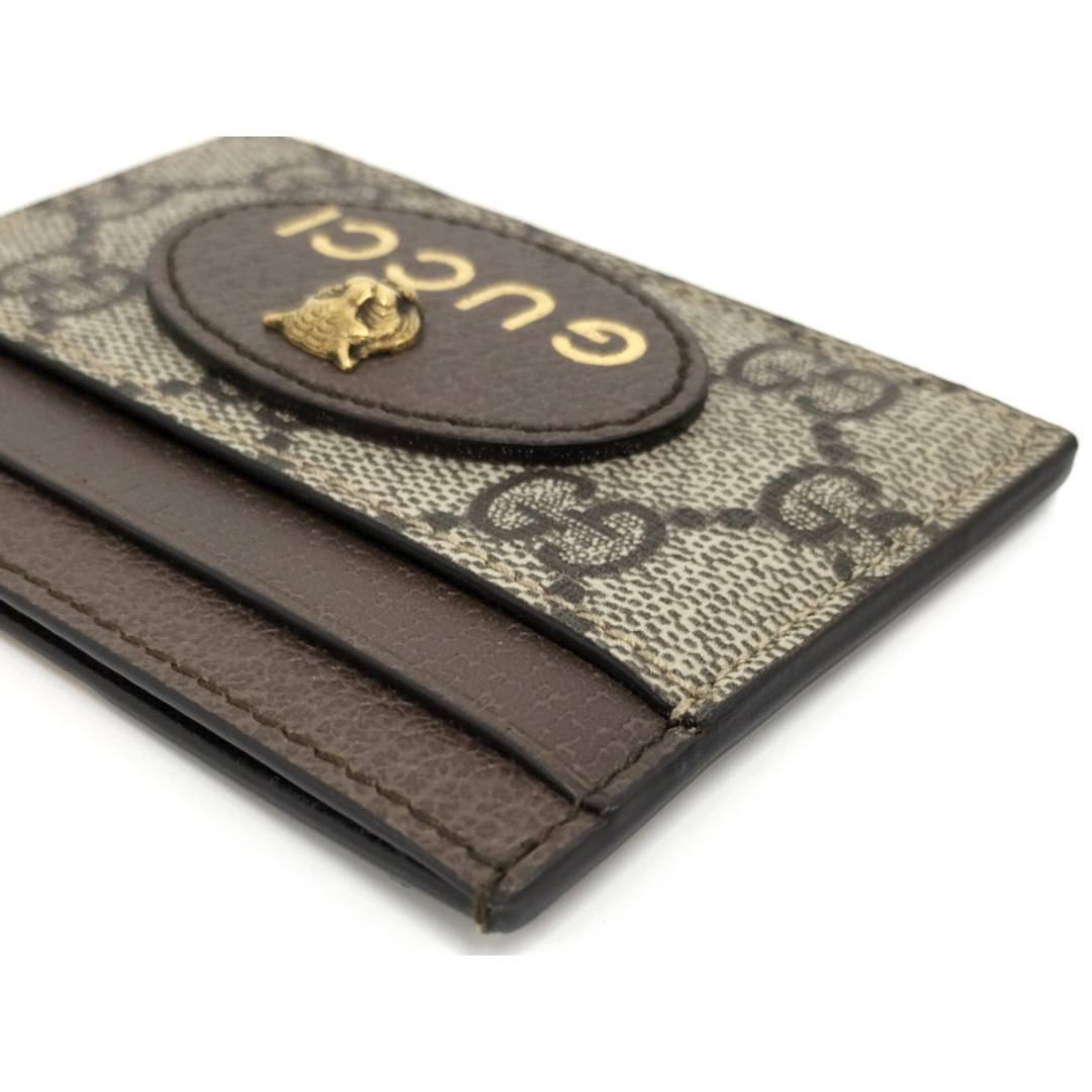 GUCCI - GUCCI カードケース タイガーヘッド GGスプリーム PVC GUCCI - GUCCI カードケース タイガーヘッド GGスプリーム PVC