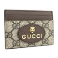 GUCCI カードケース タイガーヘッド GGスプリーム PVC レザー