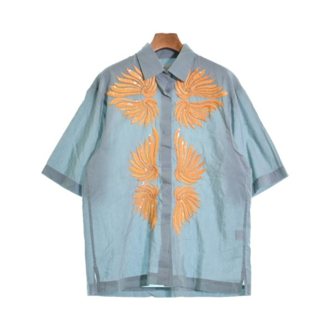 DRIES VAN NOTEN ドリスヴァンノッテン カジュアルシャツ S 青系