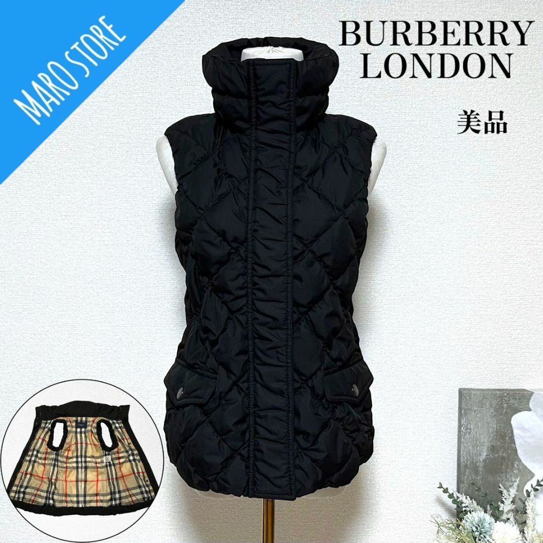 美品】バーバリー ロンドン/BURBERRY LONDON ダウンベスト-