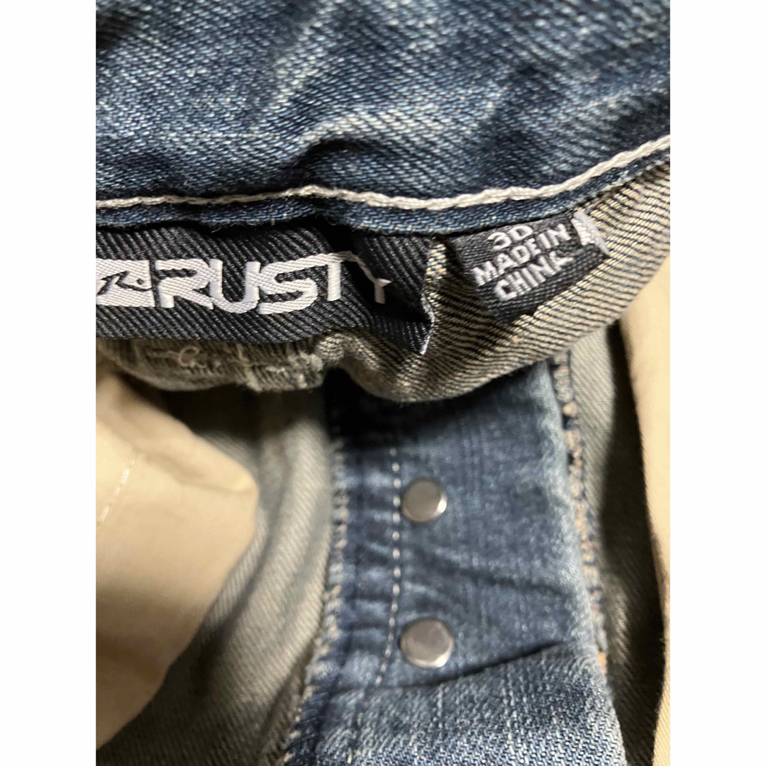 RUSTY(ラスティ)のRUSTY JEANS ダメージ加工 30インチ メンズのパンツ(デニム/ジーンズ)の商品写真