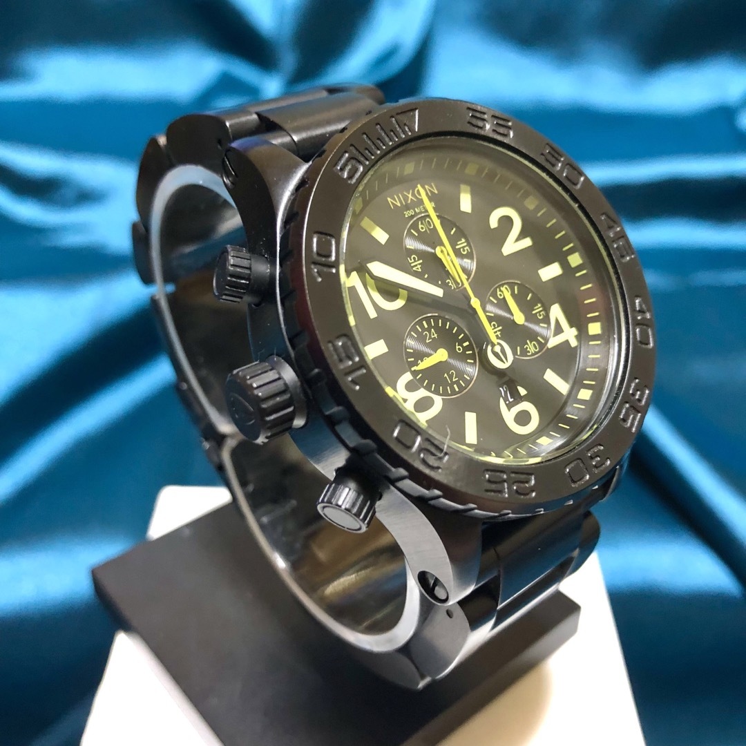 NIXON 42-20 CHRONO LIME BLACK | mezcla.in