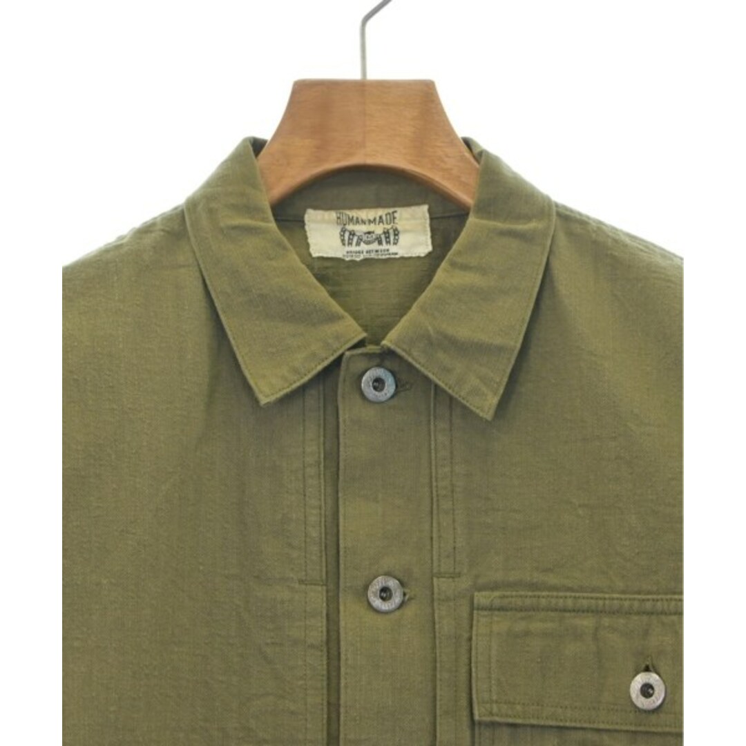HUMAN MADE - HUMAN MADE ヒューマンメイド ブルゾン XL カーキ 【古着 HUMAN MADE - HUMAN MADE ヒューマンメイド ブルゾン XL カーキ 【古着