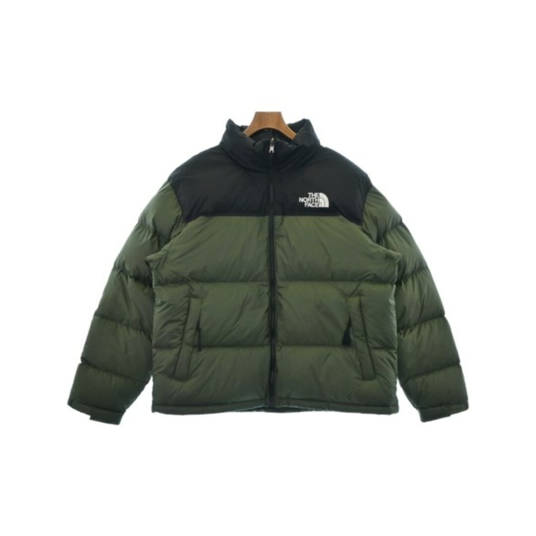 THE NORTH FACE ダウンジャケット/ダウンベスト XL カーキ