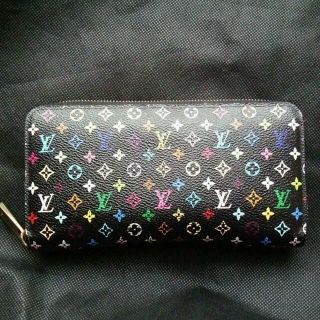 ルイヴィトン(LOUIS VUITTON)の正規ヴィトン♪マルチカラージッピー長財布 ★お買い得  (財布)