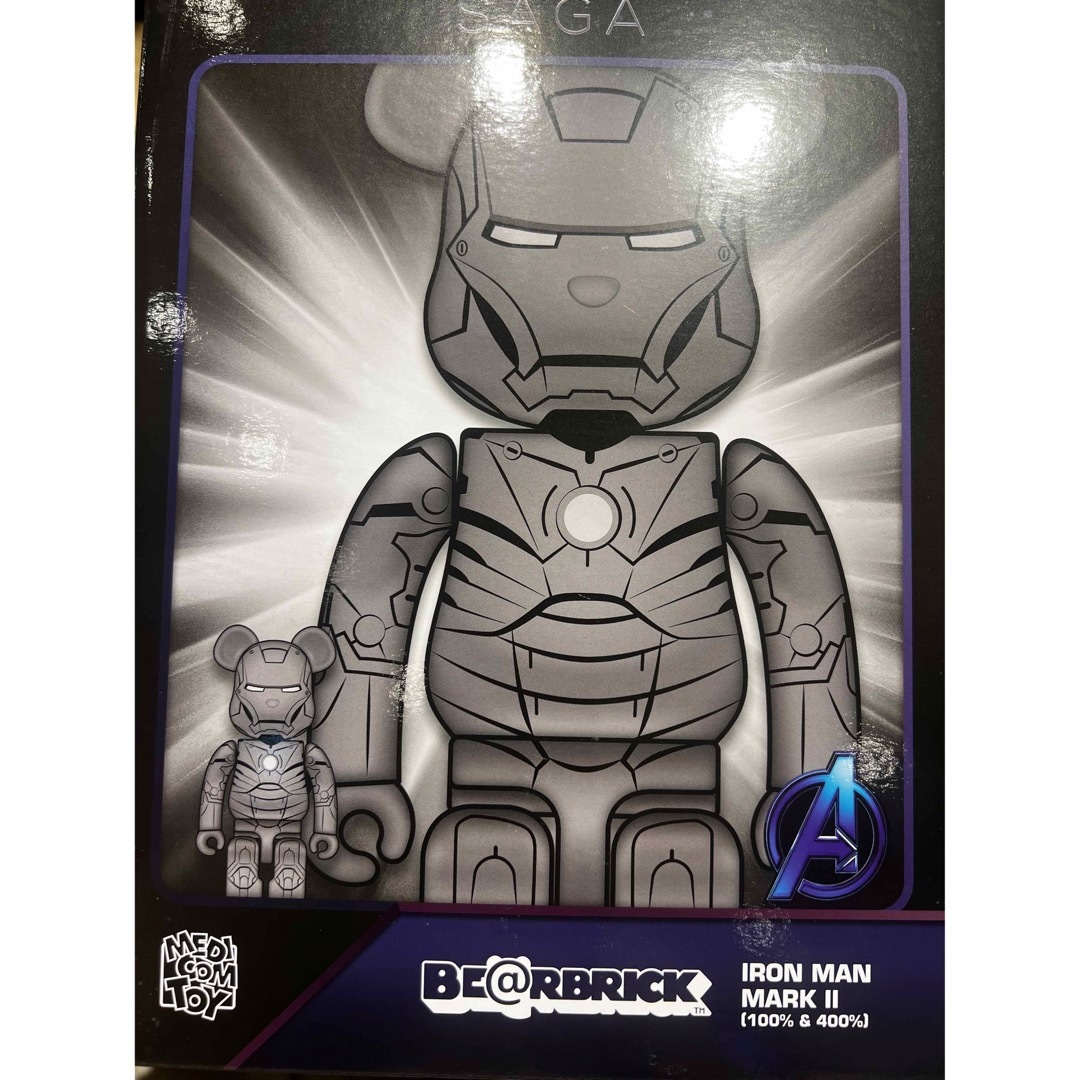 BE@RBRICK IRON MAN MARK II 100％ & 400の通販 by reliable retail ...