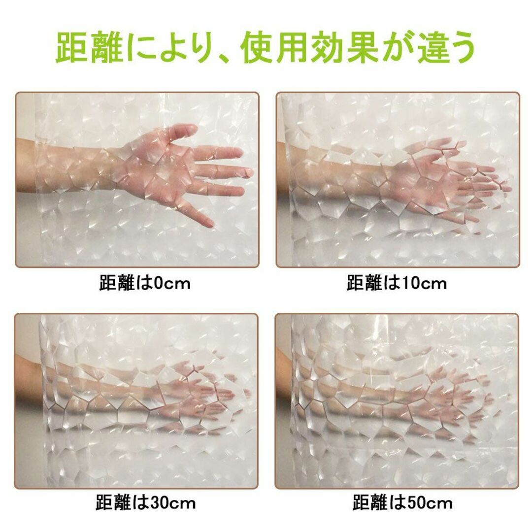 【色: 透明】OTraki シャワーカーテン 透明 防カビ 防水 浴室カーテン 3