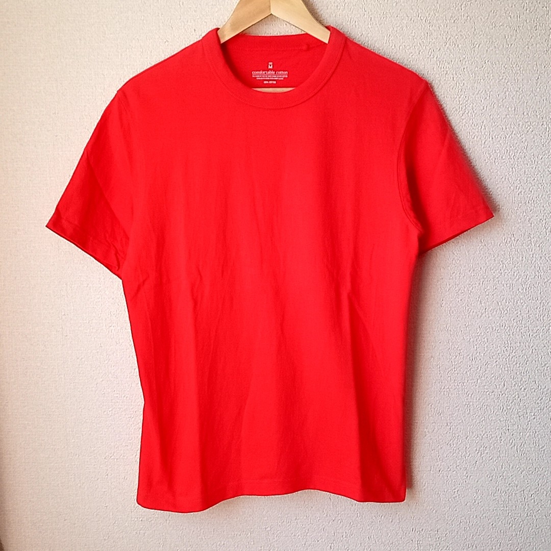 GU(ジーユー)のGU　コットンクルーネックT  (半袖)　Mサイズ メンズのトップス(Tシャツ/カットソー(半袖/袖なし))の商品写真