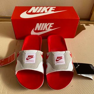 タグ付き！NIKEエアマックス１スライド　レッド