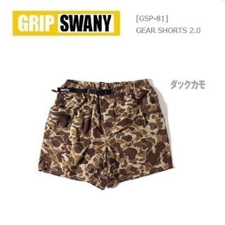 グリップスワニー　ギアショーツ2.0 ダックカモ　Mサイズ(ショートパンツ)