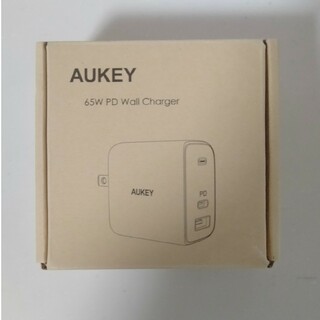 AUKEY 65W PD対応 充電器(バッテリー/充電器)