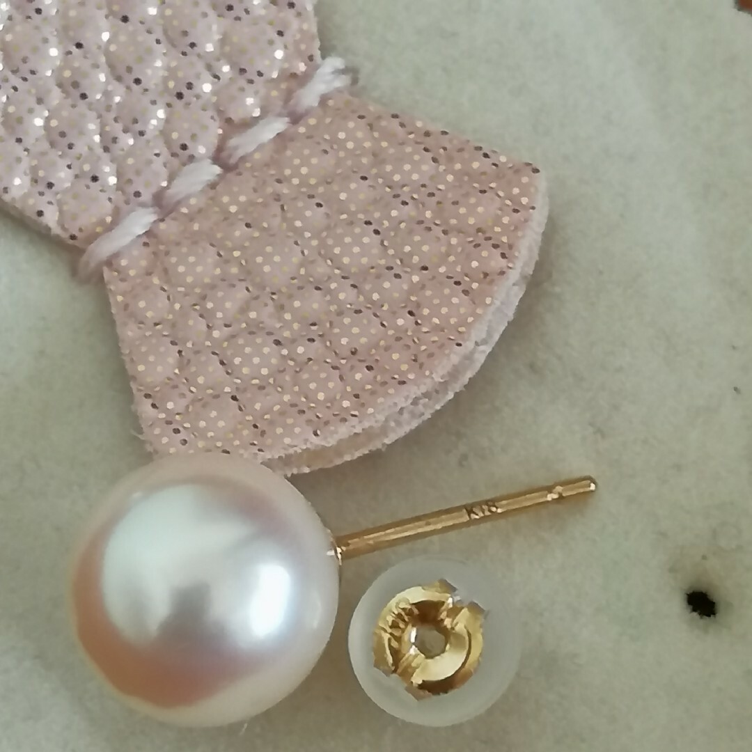 真珠のピアス ハンドメイドのアクセサリー(ピアス)の商品写真