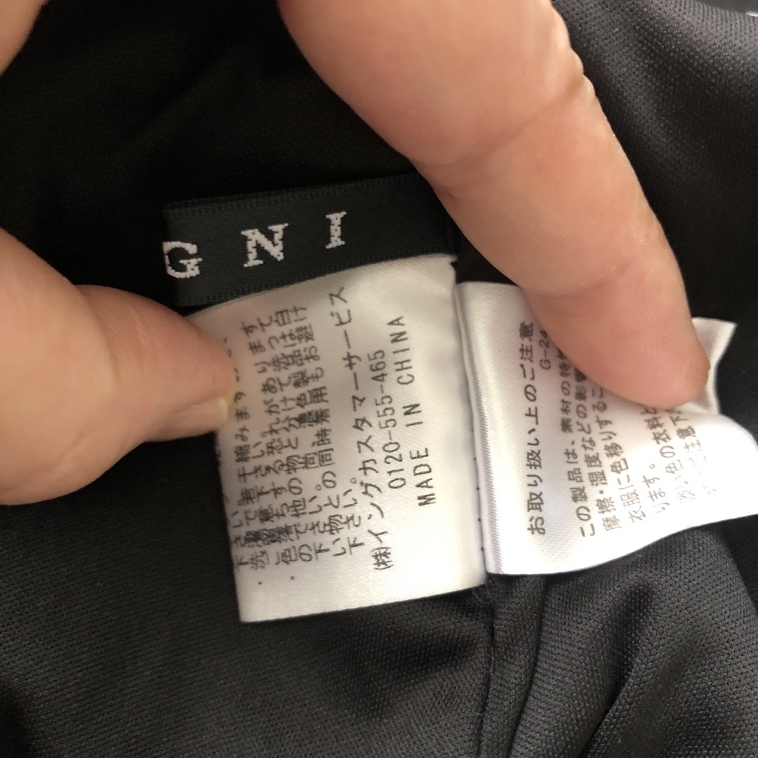 INGNI(イング)のイング　黒ガウチョ　M  レディースのスカート(ロングスカート)の商品写真