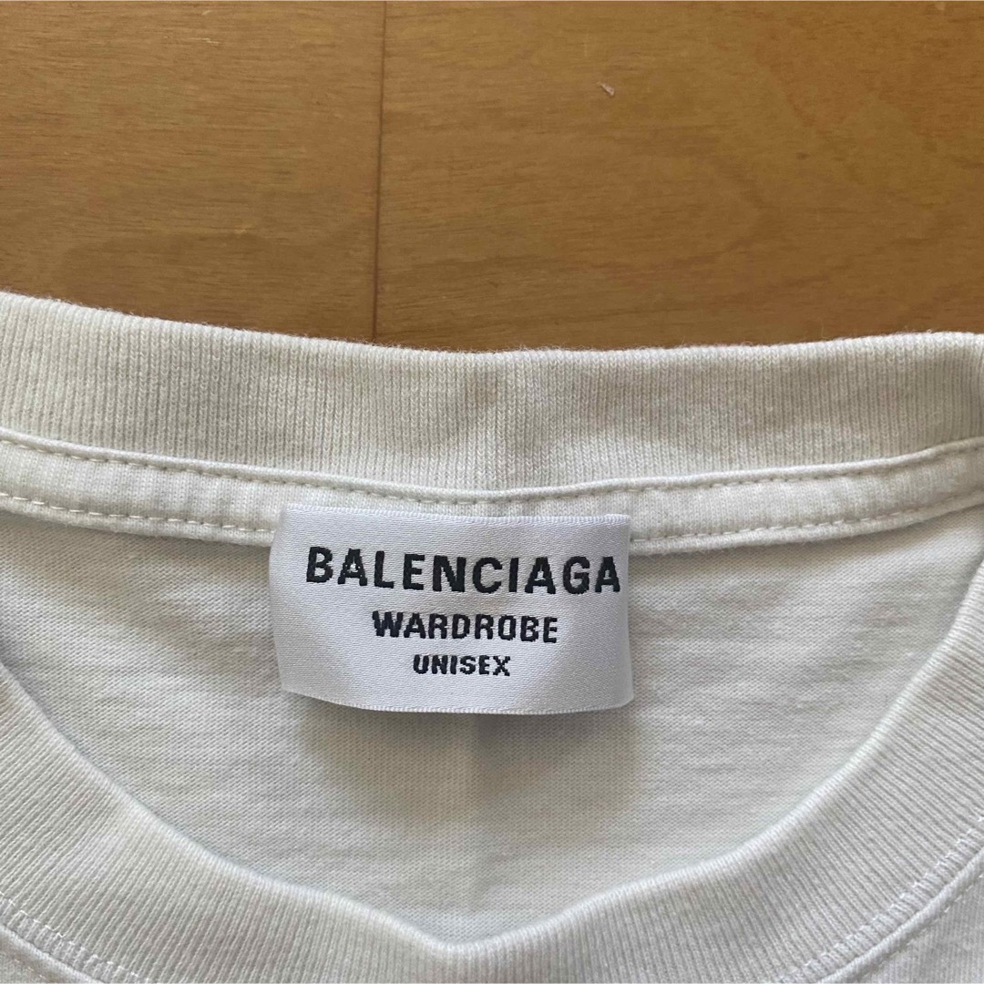 Balenciaga(バレンシアガ)の美品！バレンシアガTシャツ！ロゴ刺繍！オーバーサイズTシャツ！ メンズのトップス(Tシャツ/カットソー(半袖/袖なし))の商品写真