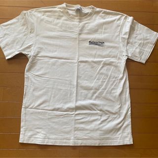 バレンシアガ(Balenciaga)の美品！バレンシアガTシャツ！ロゴ刺繍！オーバーサイズTシャツ！(Tシャツ/カットソー(半袖/袖なし))