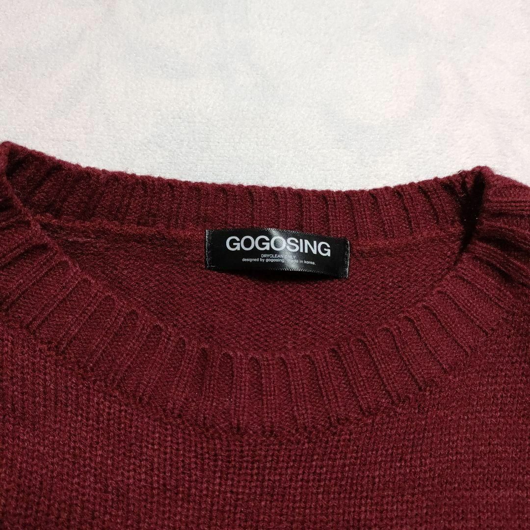 GOGOSING(ゴゴシング)のGOGOSING　ゴゴシング　セーター　ニット　MADE IN KOREA レディースのトップス(ニット/セーター)の商品写真