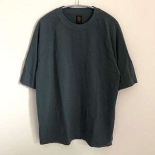 バトナー(BATONER)のBATONER バトナー 無地オーバーサイズTシャツ サイズ2 ダークグリーン(Tシャツ/カットソー(半袖/袖なし))