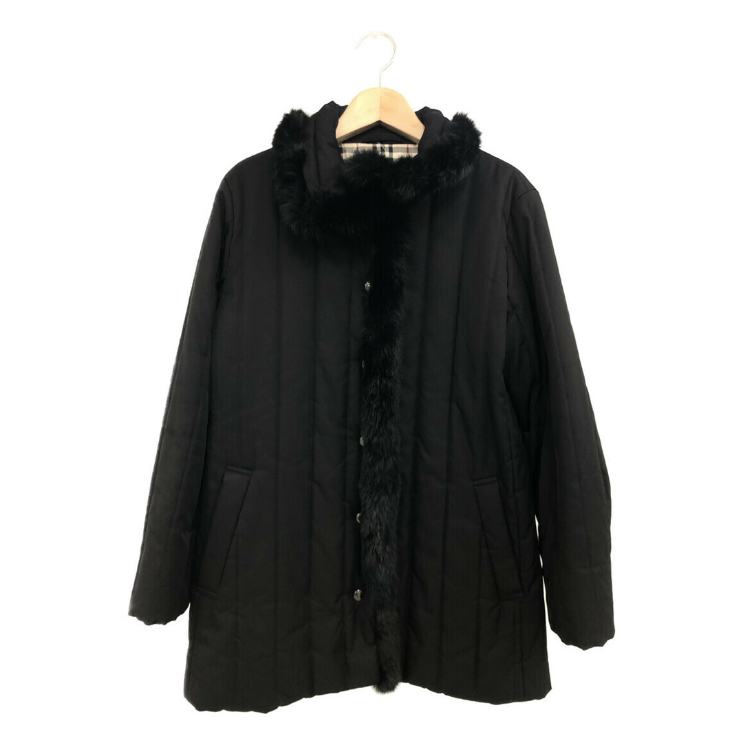 美品 バーバリーロンドン ファー付きジャケット レディース 7-