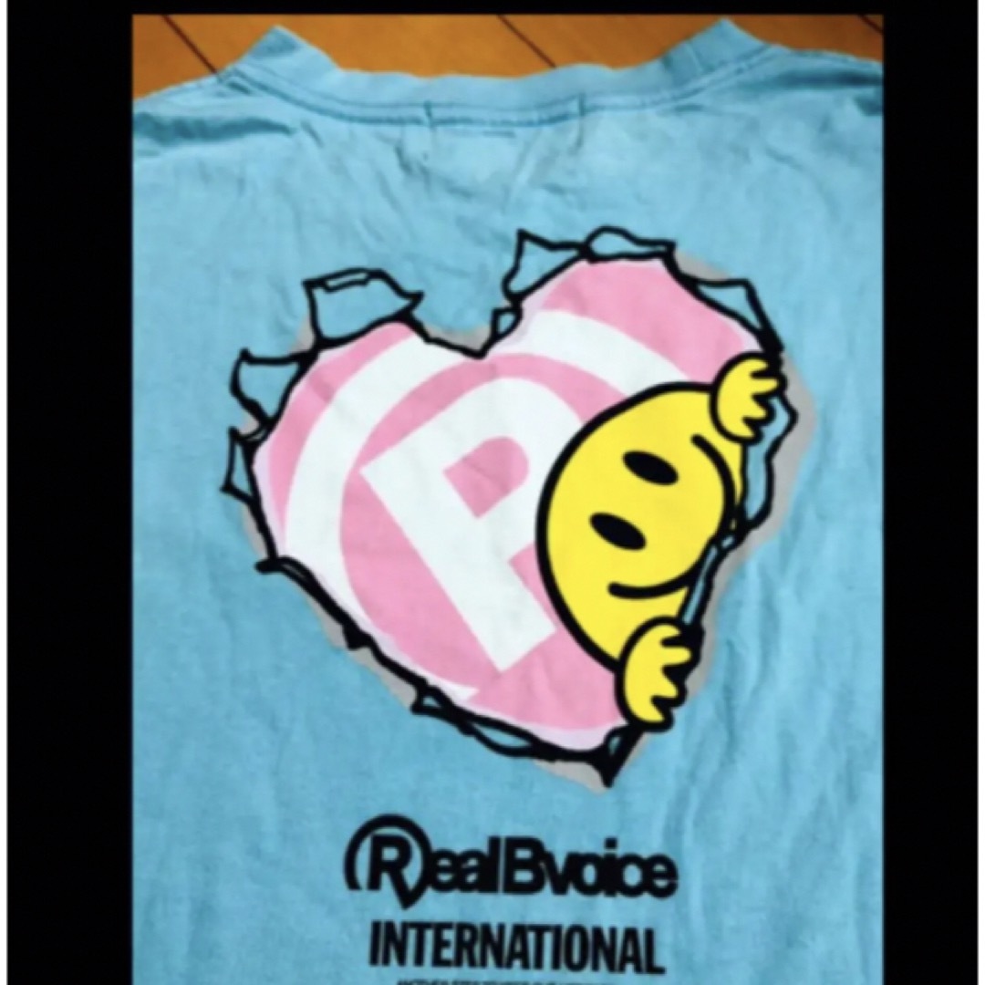 RealBvoice(リアルビーボイス)のRealBvoiceライトブルーコットンT レディースのトップス(Tシャツ(半袖/袖なし))の商品写真