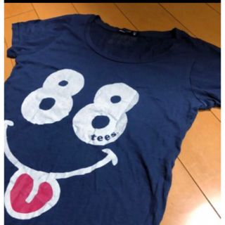 エイティーエイティーズ(88TEES)の88teesネイビーロングT(Tシャツ(半袖/袖なし))