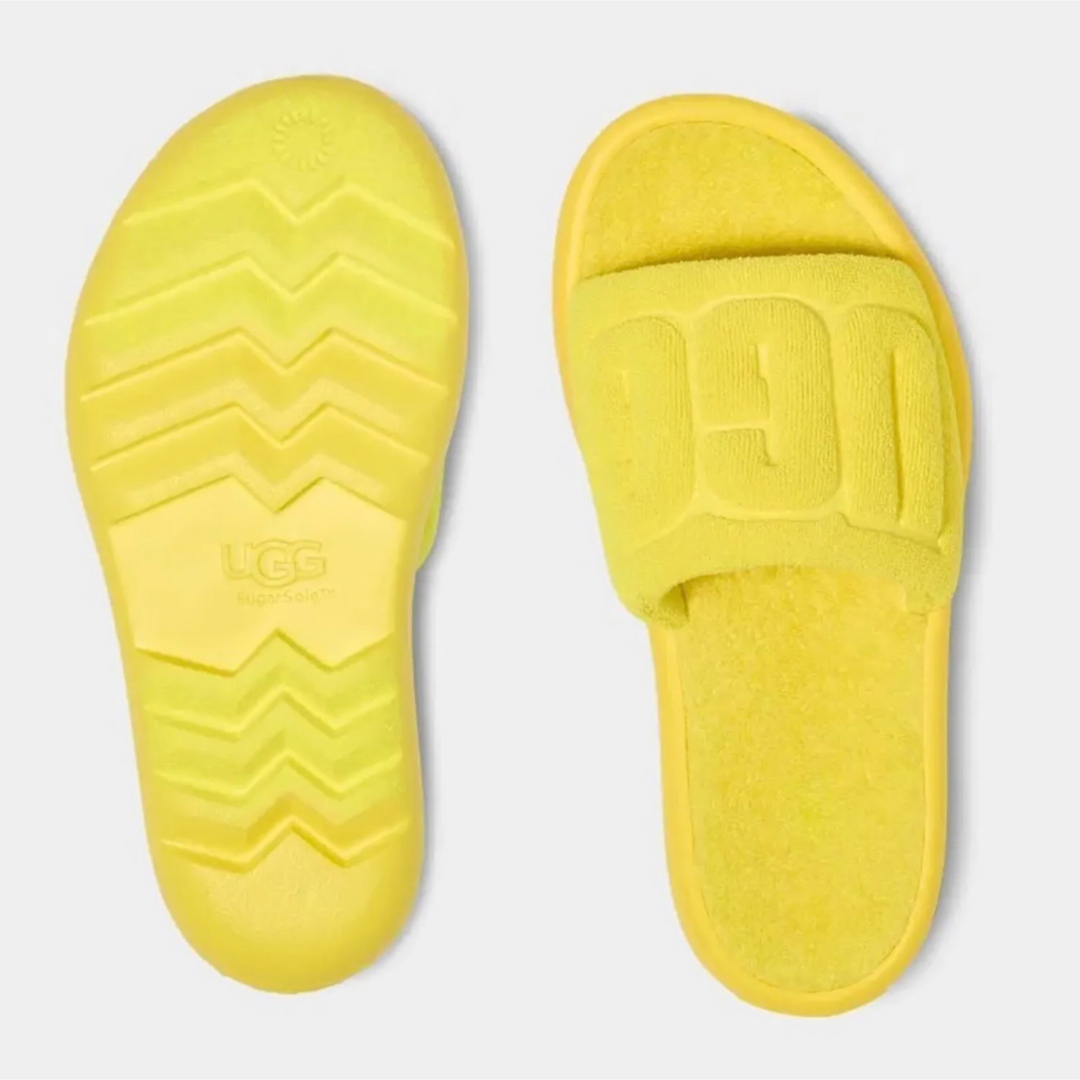 UGG(アグ)の【新品未使用】《UGG》海外限定モデル MINI SLIDE 25cm イエロー レディースの靴/シューズ(サンダル)の商品写真