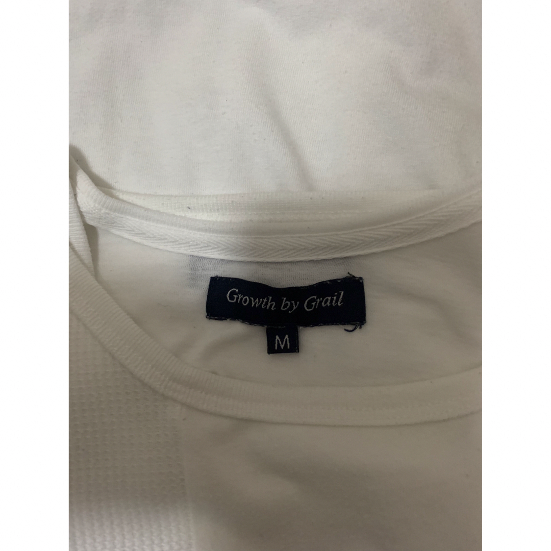 半袖Tシャツ レイヤードタンクトップ サイズM ホワイト系カラー メンズのトップス(Tシャツ/カットソー(半袖/袖なし))の商品写真