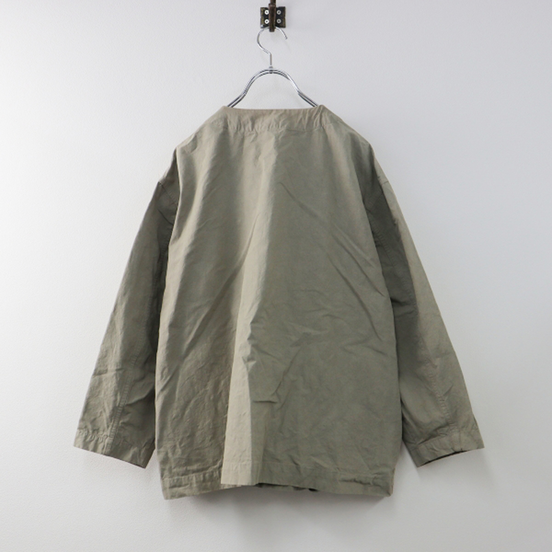2020SS nest Robe ネストローブ コットンリネン近江晒馬布シャツジャケット F/グレー【2400013432559】